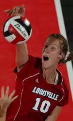 Jana Matiasovska, who has been sidelined with foot problems, had a match-high 18 kills to lead the Cardinals.