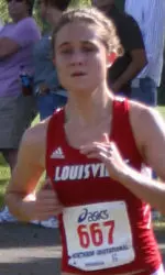 Junior Tarah McKay at the Winthrop Invitational (courtesy of Winthrop SID)
