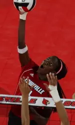 Lecia Brown had 13 kills and hit .300.