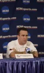 Louisville head coach Dan McDonnell