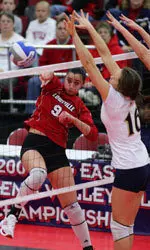 Lola Arslanbekova had 21 kills for the Cardinals.