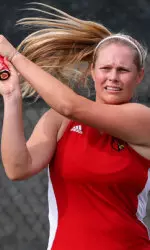Lauren Imre tied the match at three with her win in singles.