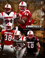 The 2009 Louisville Football Media Guide cover