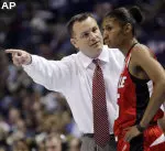 Angel McCoughtry and Coach Jeff Walz