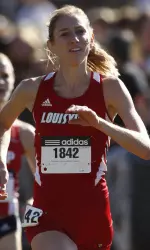 Kim Grieshaber bettered her time by nearly a minute from her 2009 result at Pre-Nationals.