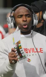 Louisville head coach Charlie Strong