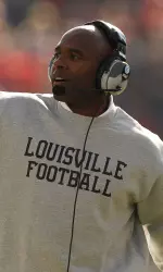 Louisville head coach Charlie Strong