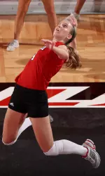 Emily Juhl recorded a career-high seven aces.