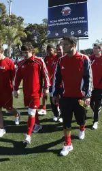 Cardinals see the playing field for the first time