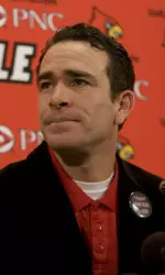 Louisville head coach Dan McDonnell