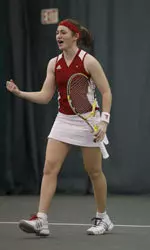Mandy Brown won at No. 3 for the Cardinals.