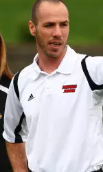 Louisville women's soccer associate head coach Kyle Singer