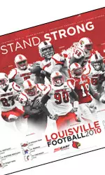 Pick up the 2010 Louisville Football poster at the listed Thornton's locations.