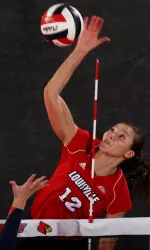 Anastasia Artemeva led the Cardinals with 16 kills.