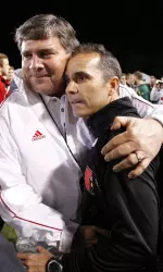 Ken Lolla with Athletic Director Tom Jurich
