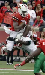 Freshman Teddy Bridgewater recorded his first career rushing touchdown.