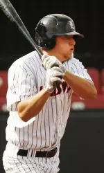 Louisville junior OF Matt Helms had two RBI on Thursday.