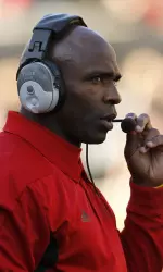 Louisville football head coach Charlie Strong