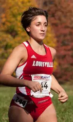 Ariel Briggs led the women's team at the BIG EAST Championships last time out.