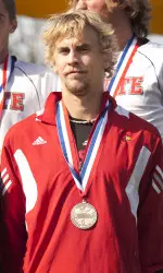 Matt Hughes placed 13th in the men's race.