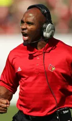 Head coach Charlie Strong has guided the Cardinals to consecutive bowl games.