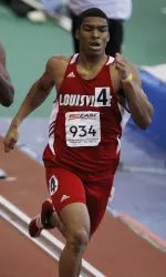 Marcellus Hobbs placed fifth in the 400m at the Akron Invitational.