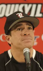 Louisville head coach Dan McDonnell