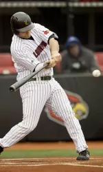 Louisville sophomore 3B Cade Stallings in Friday's game.