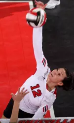 Anastasia Artemeva recorded nine kills in the third set.