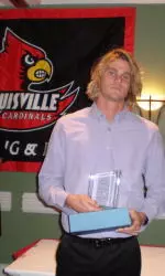 Brendon Andrews received a special award for his stellar performance at the BIG EAST Championship.