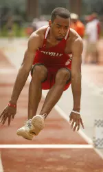 Wesley Smith will compete in the long jump on Friday at 3:30 p.m.