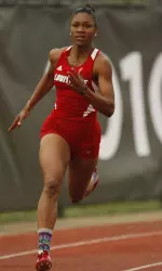 Margret Harris is scheduled to compete in the 200m dash.