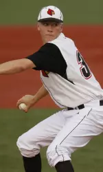 Sophomore RHP Justin Amlung improved to 9-2 with Friday's win.