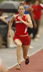 Rachel Gehret is scheduled to compete in the high jump and long jump events.