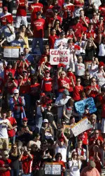 Cardinal fans at the College Cup