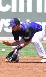 Louisville IF Alex Chittenden playing for the NECBL All-Stars at Fenway Park on June 27.