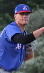 RHP Matt Koch pitching for the Chatham Anglers