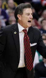 Head coach Rick Pitino and the Cardinals will play at Pittsburgh on ESPN College Game Day.