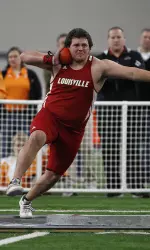 Sam Bombaugh has qualified for the league's championships in both throwing events.