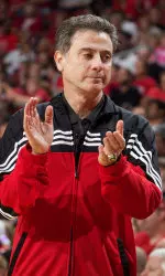 Head coach Rick Pitino was the first coach to take three different teams to the NCAA Final Four.