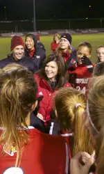 Head coach Karen Ferguson-Dayes