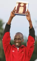 Wesley Korir was a cross country and track All-American at Louisville in 2007.