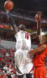 Gorgui Dieng, who met with the media on Wednesday, was 4-of-6 from the field in the win over Manhattan.