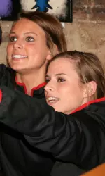 Katie George and Caitlin Welch react to the pairings announcement.