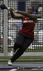 Amashi Kendall's weight throw mark ranks third nationally.