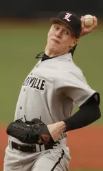 Junior RHP Justin Amlung pitched 5.0 strong innings on Friday.