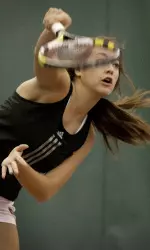 Julia Fellerhoff is back after missing playing singles with an injury.