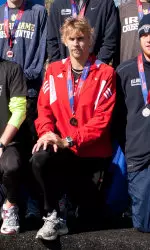 Matt Hughes finished third at the BIG EAST Championships.