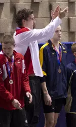 Carlos Almeida (pictured), Brendon Andrews and Joao De Lucca tied for the most points scored in the men's championship.