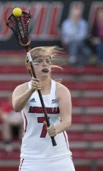 Cat Gordon had a team-best three goals and a game-high eight draw controls.